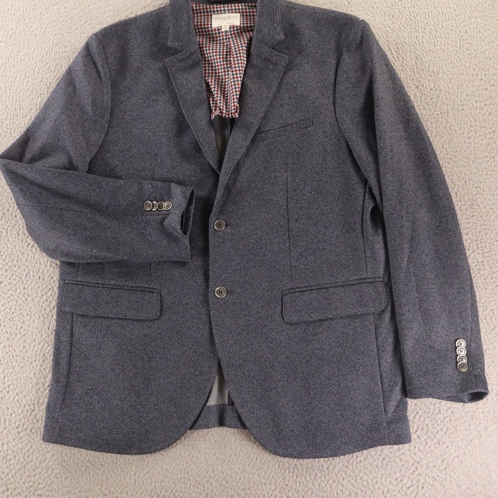 CON.STRUCT Jacket XXL‎ 46R Blue Slim Knit Stretch Blazer Sport Coat